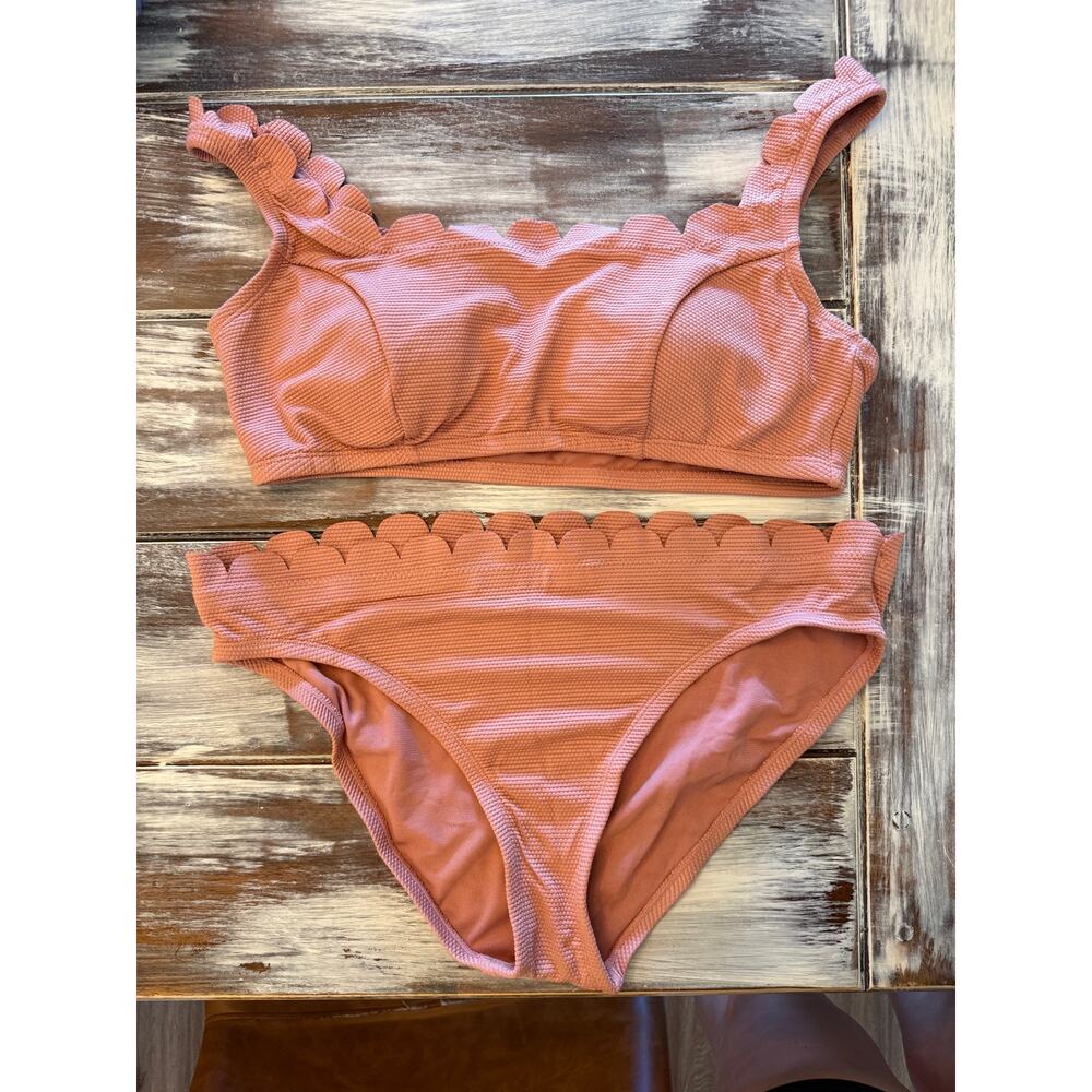 Time and Tru Dusty Pink Bikini Size Large 12-14